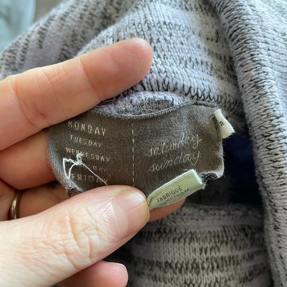 Saturday Sunday Oversized Cowl Neck Sweatshirt - Picture 6 of 6